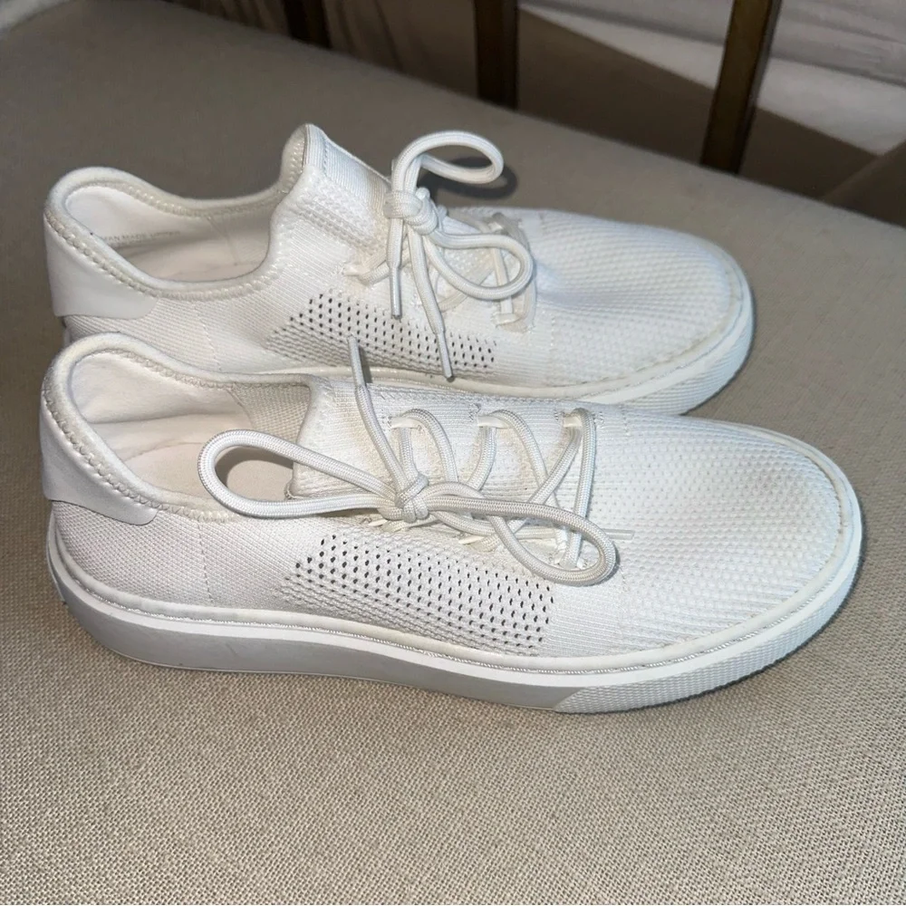 J Slides Damien White Mesh Knit Sneakers 8 Comfort Fashion